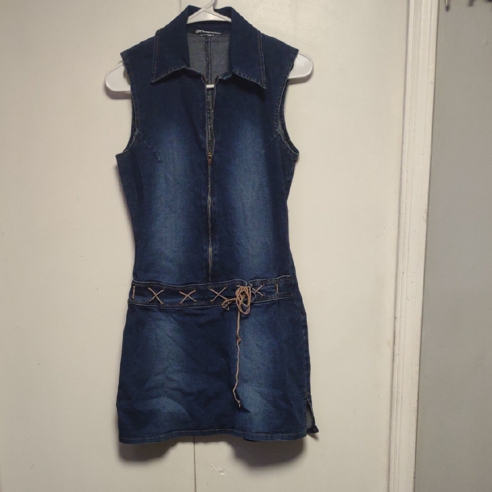 Denim Sleeveless Dress